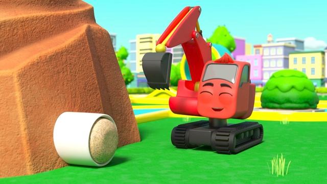 Crazy Golf Course - Hole In One! - Digley and Dazey | Construction Cartoons for Kids смотреть онлайн