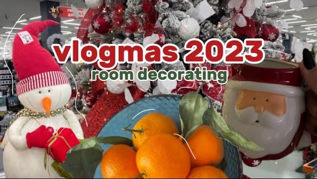 Vlogmas 2023//room Decorating