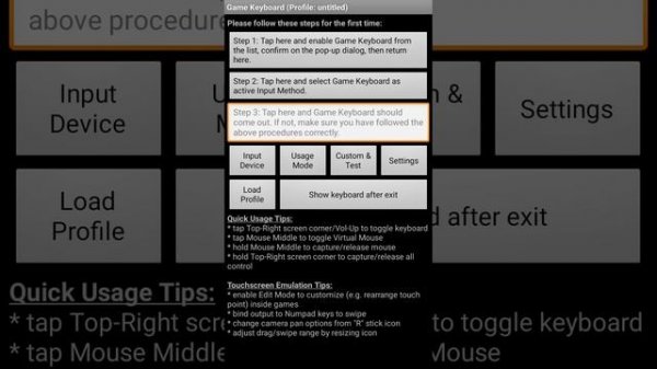 how to use game keyboard for typing cheat code