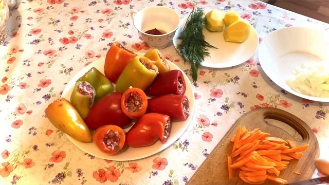 Вкуснейший суп с фаршированном перцем!??? поставьте лайк пожалуйста ??? смотреть онлайн