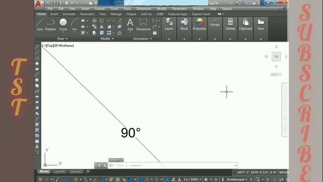 Autocad - Radius | Jogged | Diameter | Angular | Tools in CAD || Tamil смотреть онлайн