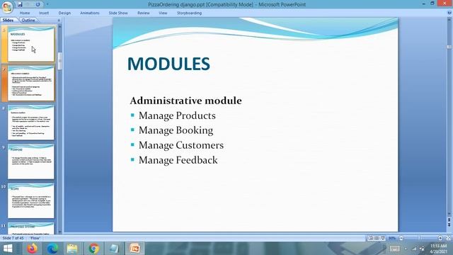 PPT - Online Pizza Ordering || Python Django смотреть онлайн