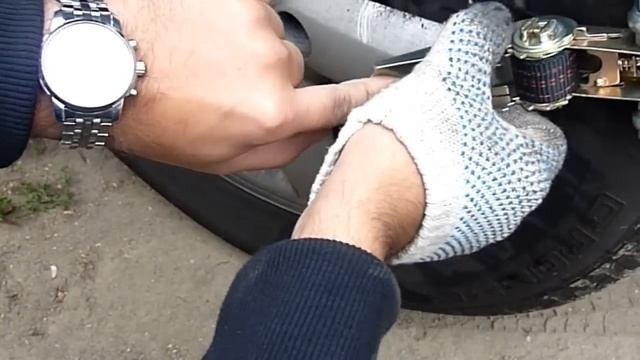 Самодельные браслеты противоскольжения - снятие. смотреть онлайн