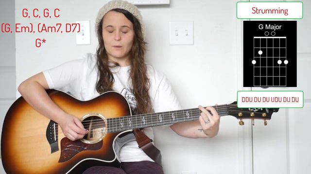 Santa Claus Is Coming To Town//BEGINNER Guitar Tutorial смотреть онлайн