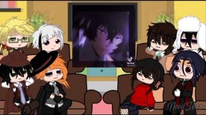 BSD react to Dazai || 1/3 part of "BSD react to Fyozai" || Fyozai/Dostozai || Rus/Eng || My AU?