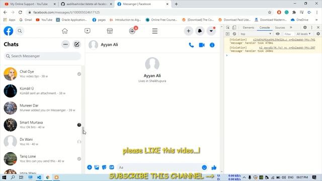 How To Delete All Messages in Facebook in one Click 2021 || Bulk delete all facebook conversation смотреть онлайн