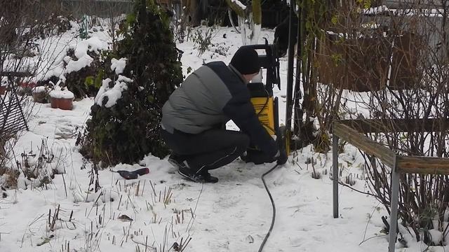 Быстро смотать шланг Керхер