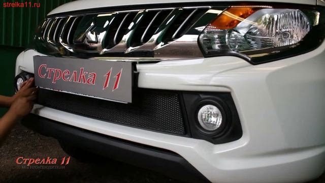 Защита радиатора PREMIUM MITSUBISHI L200 (V) с 2015г.в. (Черный) - strelka11.ru смотреть онлайн