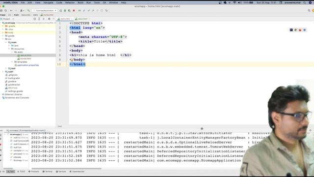 How to load the HTML file from Spring Boot..? #java #springboot смотреть онлайн