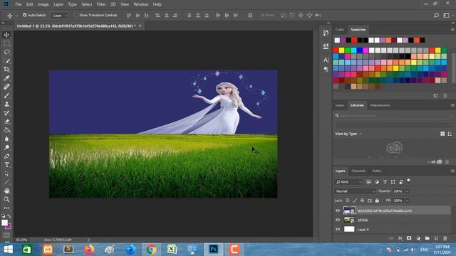 How to add image to existing layer in Photoshop,,How to resize an image in Photoshop, смотреть онлайн