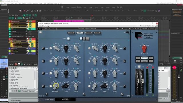Waves AR TG Mastering Chain: имитация мастеринг консоли