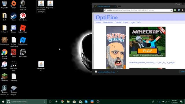 How to fix a minecraft optifine and forge error! смотреть онлайн