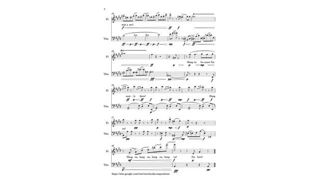 Hang on a Minute - for Trombone and Flute смотреть онлайн