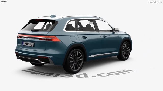 Geely Monjaro 2023 3D model by Hum3D.com смотреть онлайн