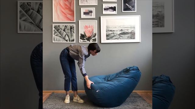 Кресло-мешок от мастерской KRESLO смотреть онлайн