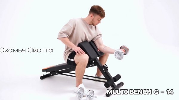 Скамья спортивная  ALPIN Multi bench  G-14