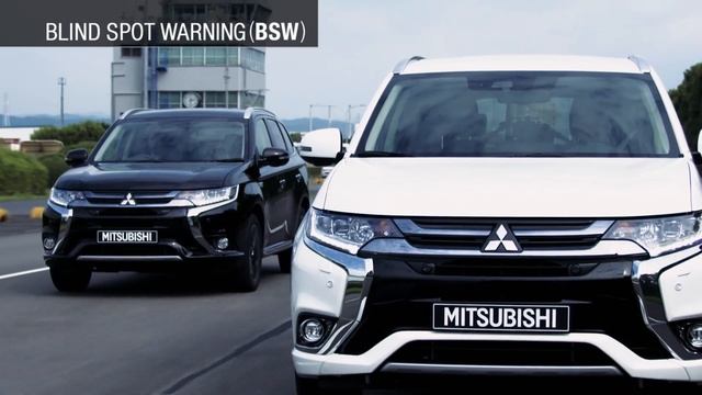Mitsubishi - Blind Spot Warning (BSW), Lane Change Assist (LCA) смотреть онлайн