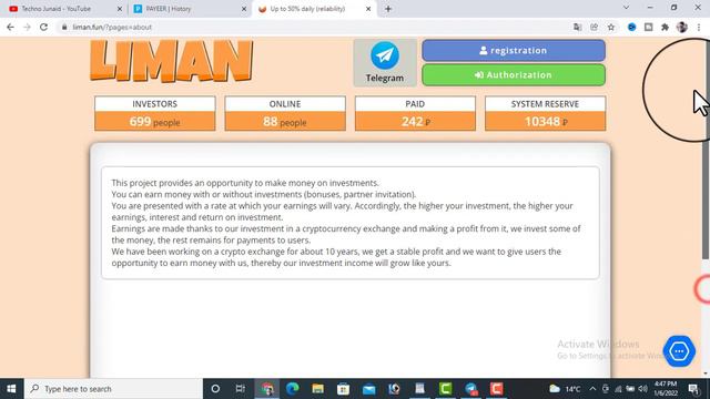 Liman best earning site | live deposit | mkemoney online by liman.fun | #TECHNOJUNAID #MAKE-MONEY смотреть онлайн