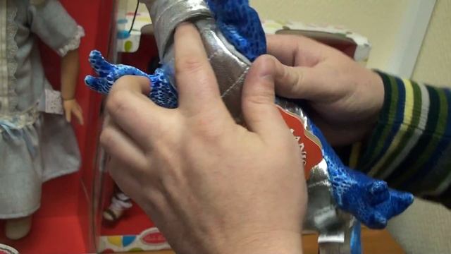 Folkmanis игрушка Дракон голубой 2437 Folkmanis, Фолкманис смотреть онлайн