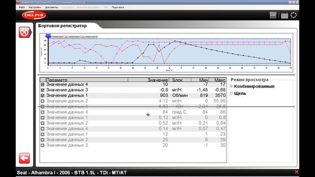 Диагностика Seat Alhambra (часть 2)