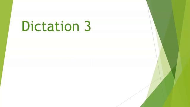 English Listening practice: Intermediate Dictation 54 (Present Continuous) смотреть онлайн