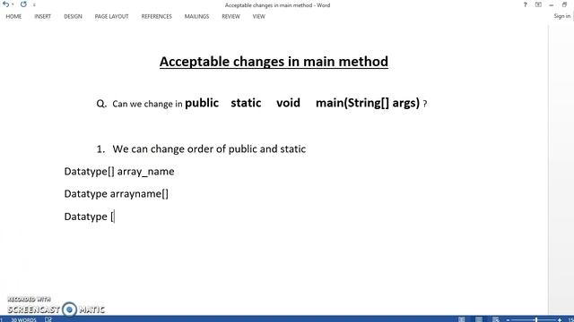 can we change main method with no error? - Hindi смотреть онлайн