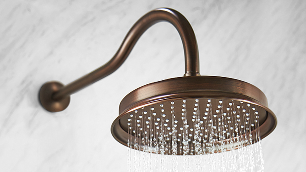 Распаковка душевого кронштейна с верхним душем Swedbe Terracotta Art арт.2519 смотреть онлайн