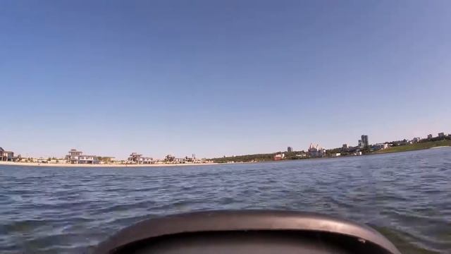 На гидроцикле по Казанке мимо кремля смотреть онлайн