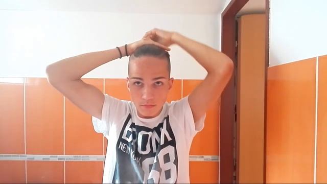 Man undercut hair topknot tutorial HD/NemesCZ смотреть онлайн