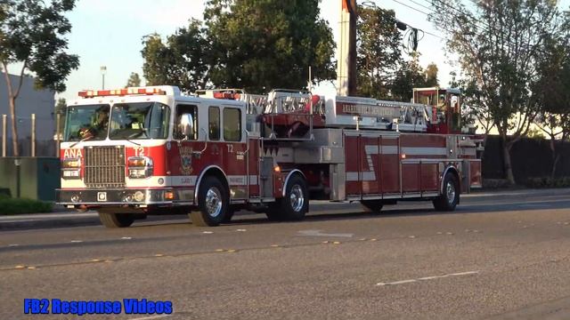 Anaheim Fire & Rescue Truck 2 Responding смотреть онлайн