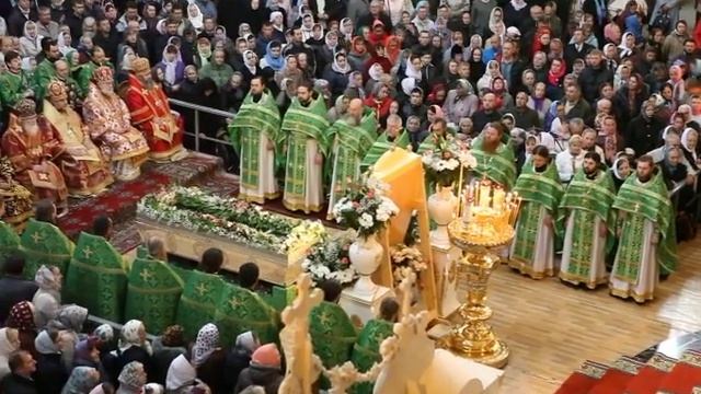 Служба Преподобного Амфилохия часть 1 смотреть онлайн