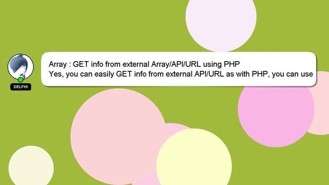 Array : GET info from external Array/API/URL using PHP смотреть онлайн