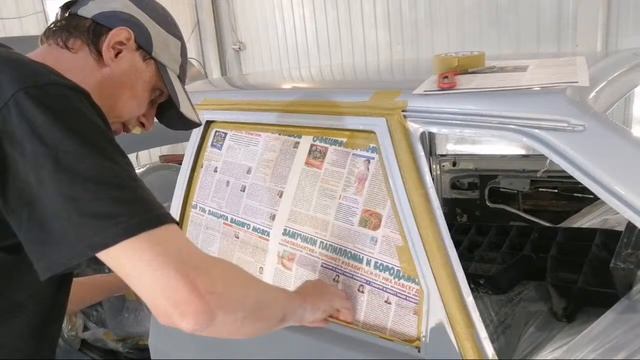 Как обклеить авто под ПОКРАСКУ и не запортачить внутрянку. смотреть онлайн