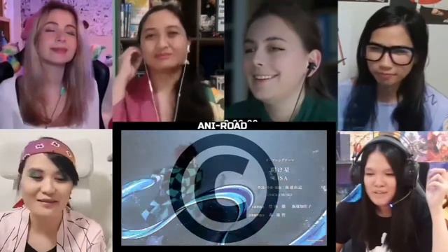 Реакция девушек на аниме опенинг || Клинок рассекающий демонов || Бесконечный поезд смотреть онлайн