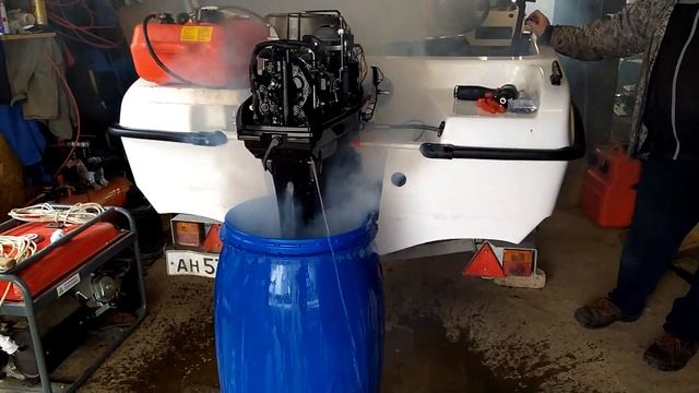 Первый запуск Tohatsu 30 EPS из коробки смотреть онлайн