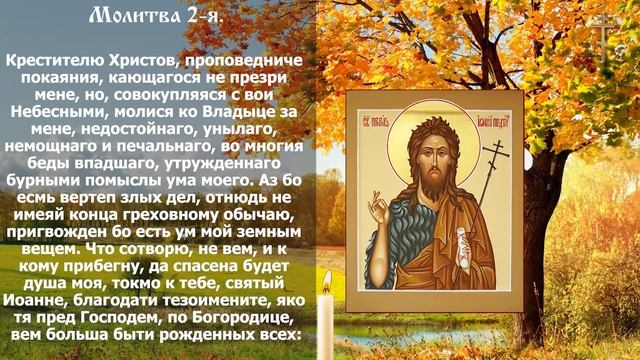 МОЛИТВЫ ИОАННУ ПРЕДТЕЧЕ ОБ ИСЦЕЛЕНИИ, ОТ ГОЛОВНОЙ БОЛИ И ОТ ПЬЯНСТВА. смотреть онлайн