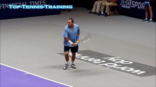 Ivan Lendl Forehand And Backhand Slow Motion HD