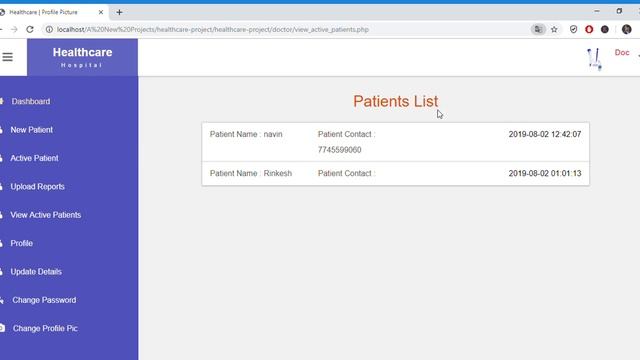 Hospital Management System Project in PHP смотреть онлайн