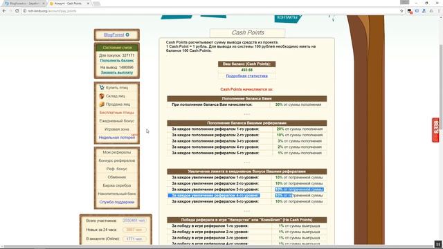 Заработок на игре Rich Birds - покупка птиц и продажа яиц.