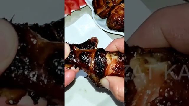 Сочный шашлык из голени курицы. Рецепт на канале. смотреть онлайн