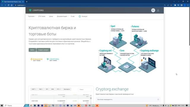 Обзор Cryptorg