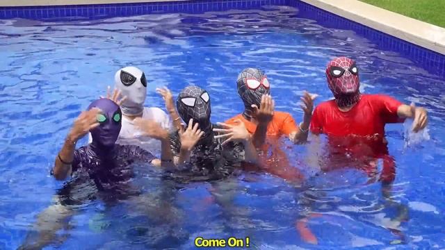 SPIDER-MAN World Story || New YELLOW is ALIEN SUPERHERO ??? ( Amazing Stunt Action ) By FLife TV смотреть онлайн