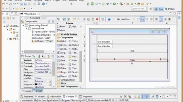 Eclipse Window Builder (GUI)
