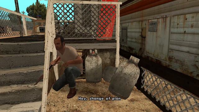 Finding GTA 5 Trevor's Trailer In GTA San Andreas смотреть онлайн