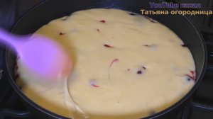 Духовка и миксер не нужны! ЯГОДНЫЙ ПИРОГ на сковороде!