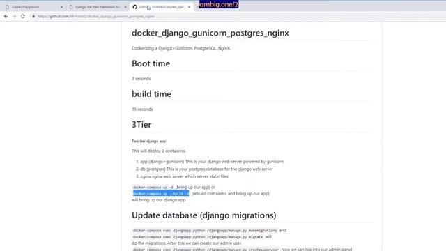 3 tier #django app in 3 seconds with #nginx #postgresql #gunicorn and #docker смотреть онлайн