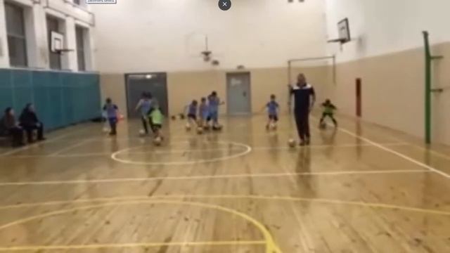Тренировка в футбольной школе "Sportika" смотреть онлайн