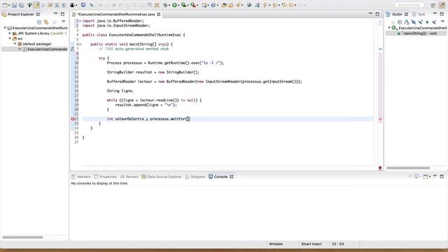 Comment Executer une commande shell en Java - Runtime.exec смотреть онлайн