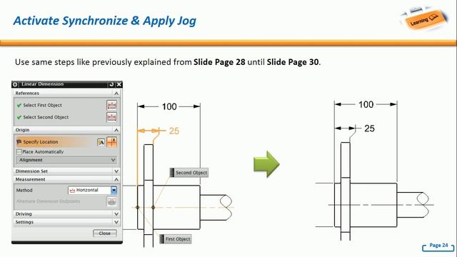 NX CAD 2D Drafting : Angular Dimension & Re-Arrange Dimension смотреть онлайн