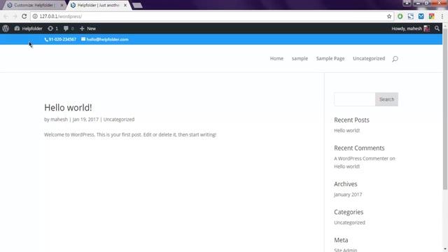 Divi Add phone Email in Header смотреть онлайн